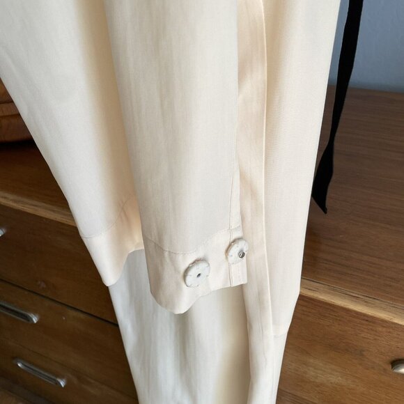 Zara Collection Cream Belted Jumpsuit Wool XS/S - Picture 5 of 10